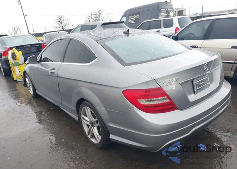 2012 Mercedes-Benz C 250 from USA, damaged, VIN WDDGJ4HB9CF740601